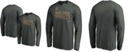 Fanatics Men's Gray Vegas Golden Knights Authentic Pro Core Collection Prime Long Sleeve T-shirt